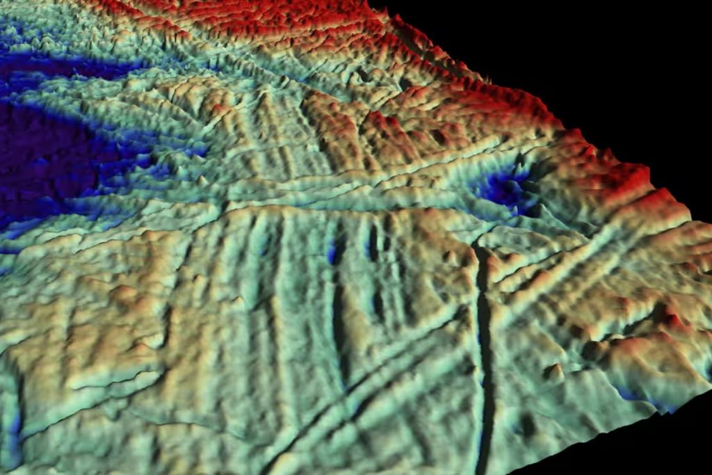 Gigantescos icebergs de la última glaciación dejaron huellas únicas bajo el lecho marino