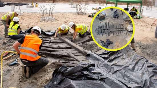 Descubren los restos de una gran embarcación medieval oculta durante siglos bajo el suelo de Barcelona