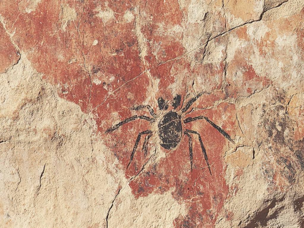 Recreación ficticia de una pintura rupestre