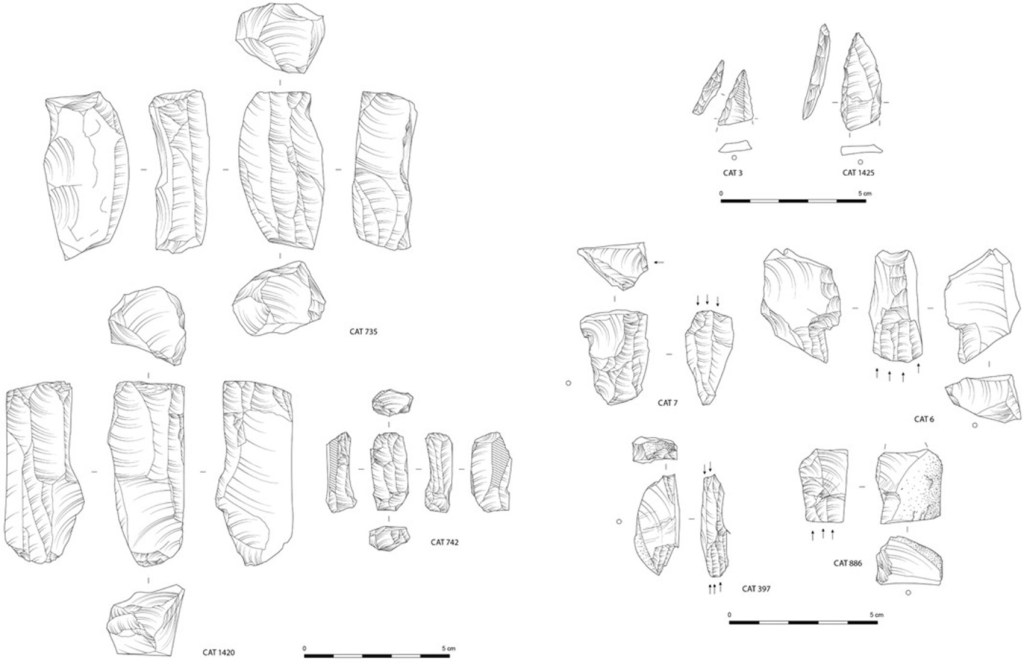 Artefactos líticos de South Cuidrach