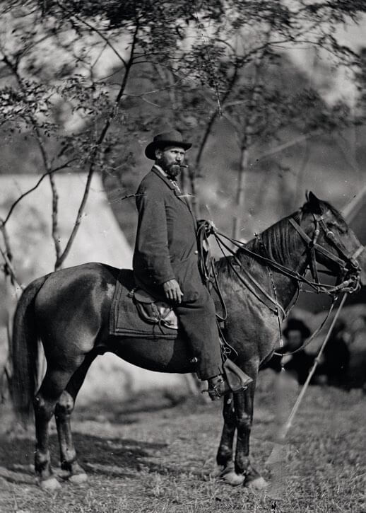 Allan Pinkerton a caballo