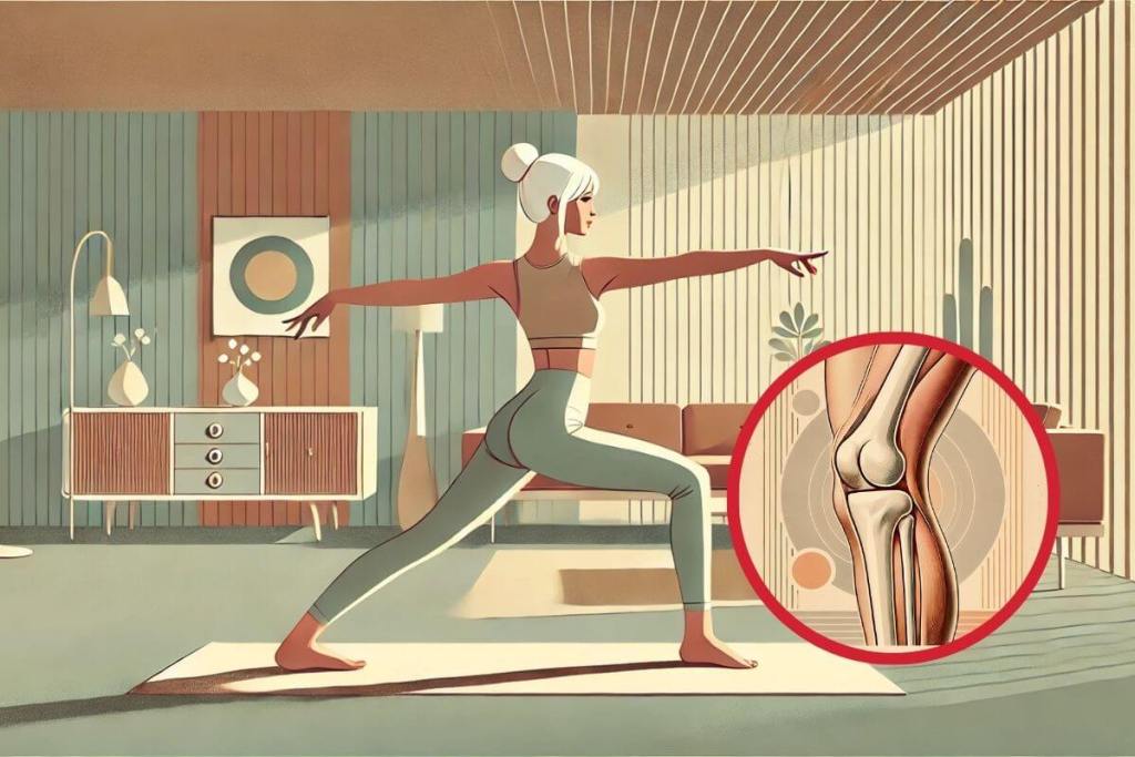 El yoga es tan eficaz como los ejercicios de fortalecimiento para aliviar el dolor por artrosis de rodilla, según un nuevo estudio