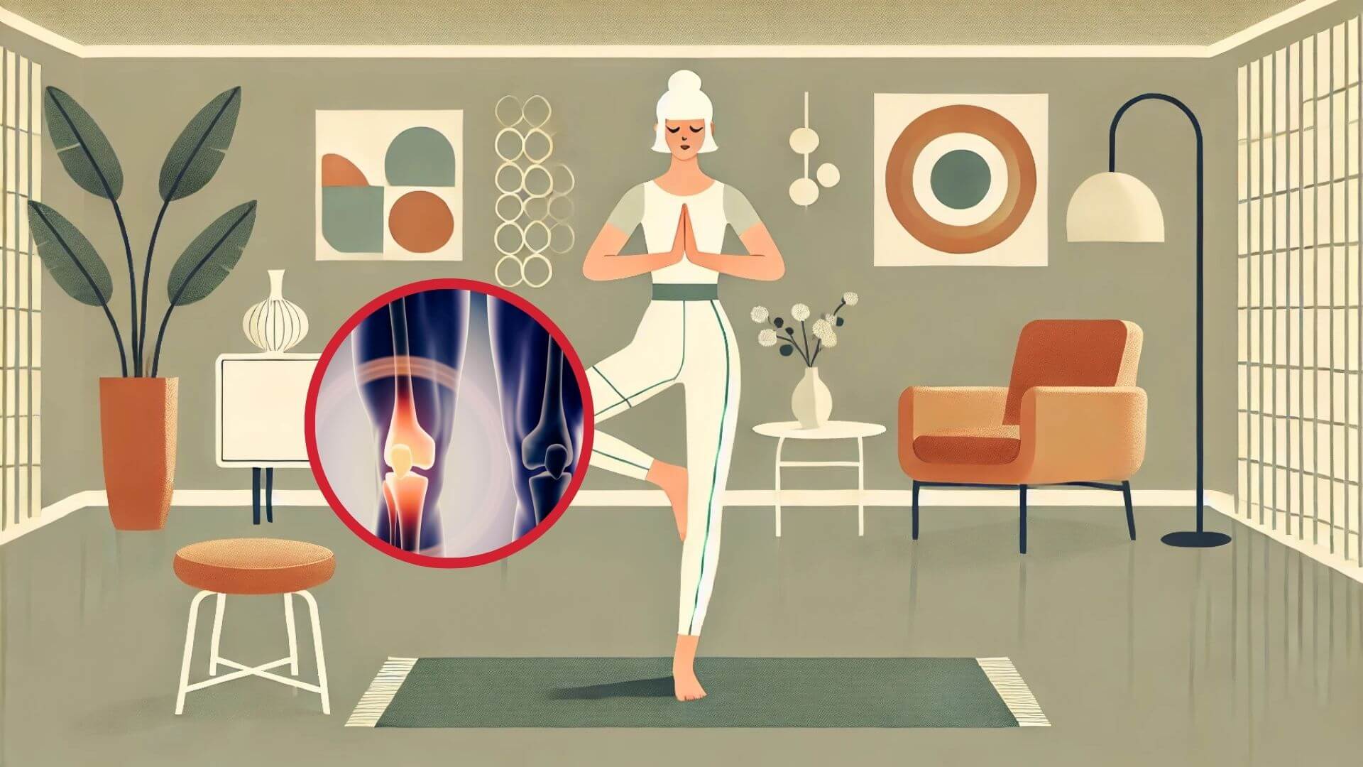 El yoga es tan eficaz como los ejercicios de fortalecimiento para aliviar el dolor por artrosis de rodilla, según un nuevo estudio