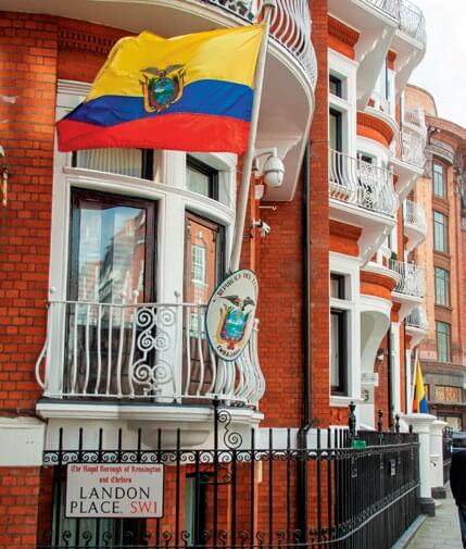 Embajada ecuatoriana en Londres