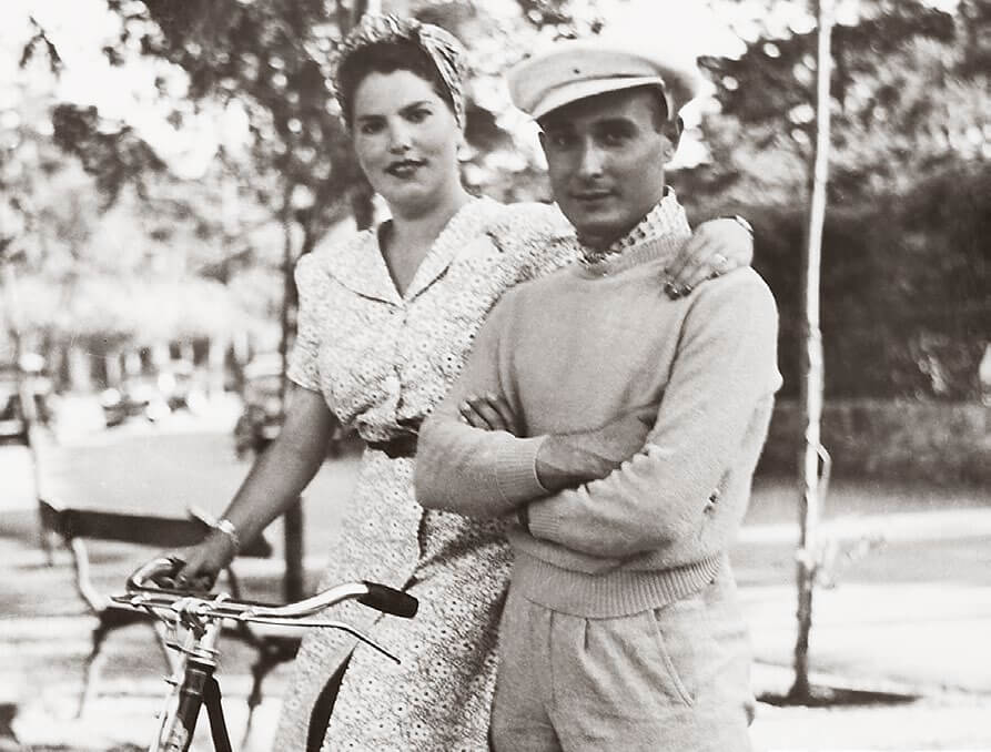 Joan Pujol con su mujer Araceli González