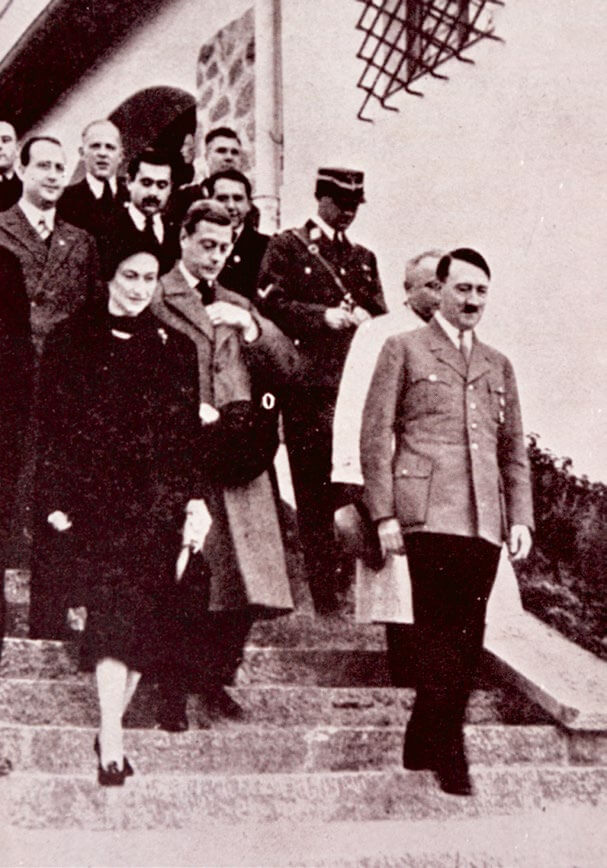 Los duques de Windsor con Hitler