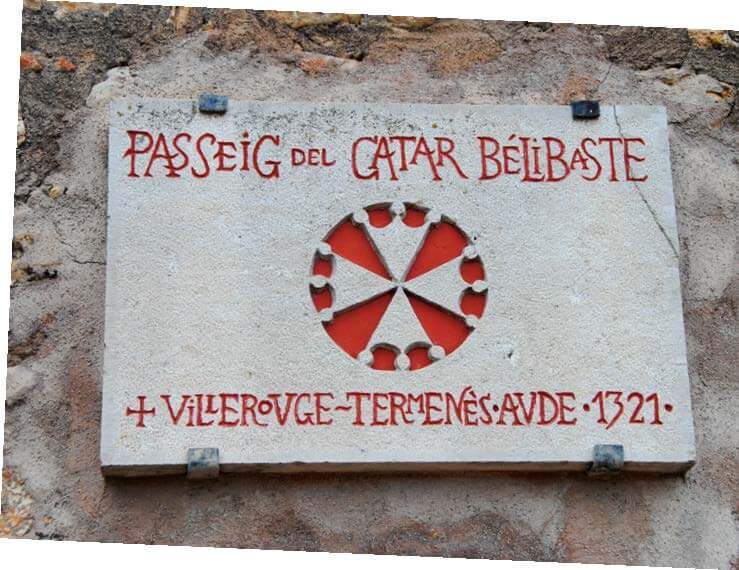 Placa del paso por Sant Mateu de Bélibaste