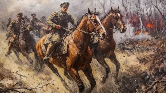 Caballos en guerra