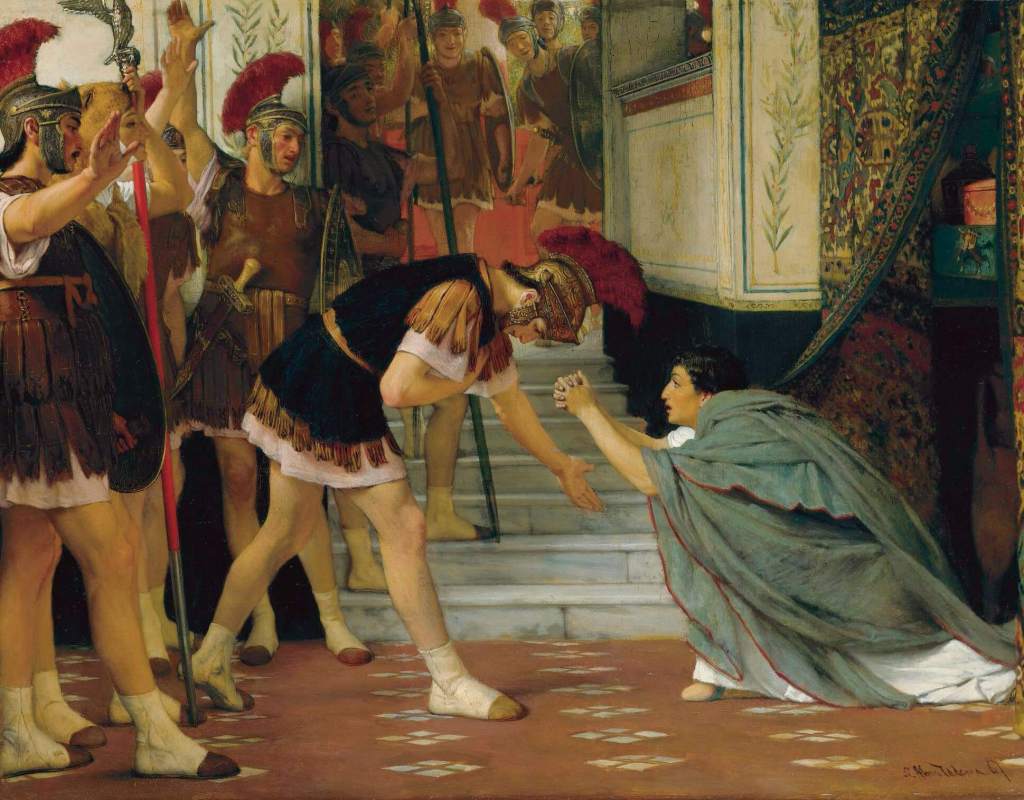 Proclamando al emperador Claudio