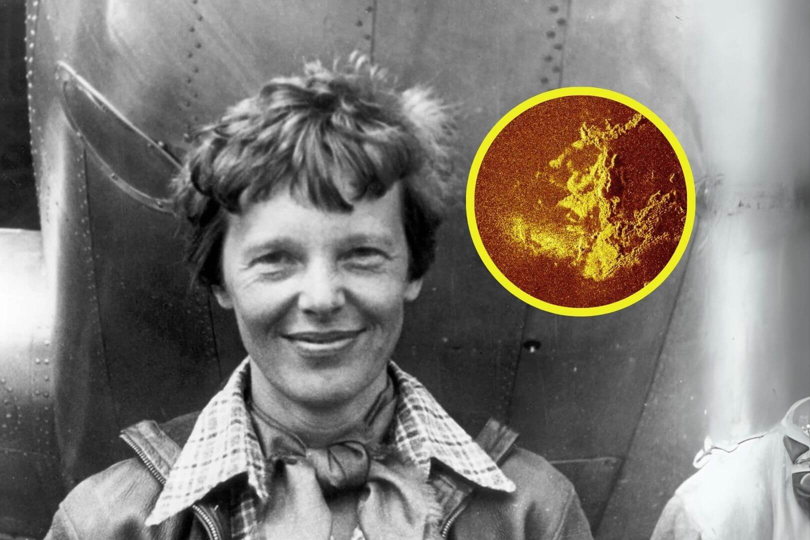 Creyeron haber hallado el avión perdido de Amelia Earhart, pero era solo una trampa geológica con forma de avión