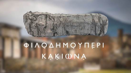 Rayos X revelan al autor griego de un papiro calcinado por el Vesubio en el siglo I a.C.