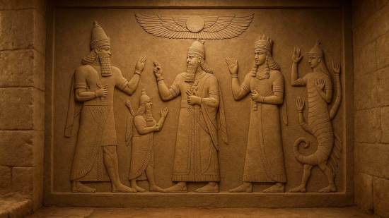 Descubren un relieve de 2.600 años con dioses asirios en Nínive