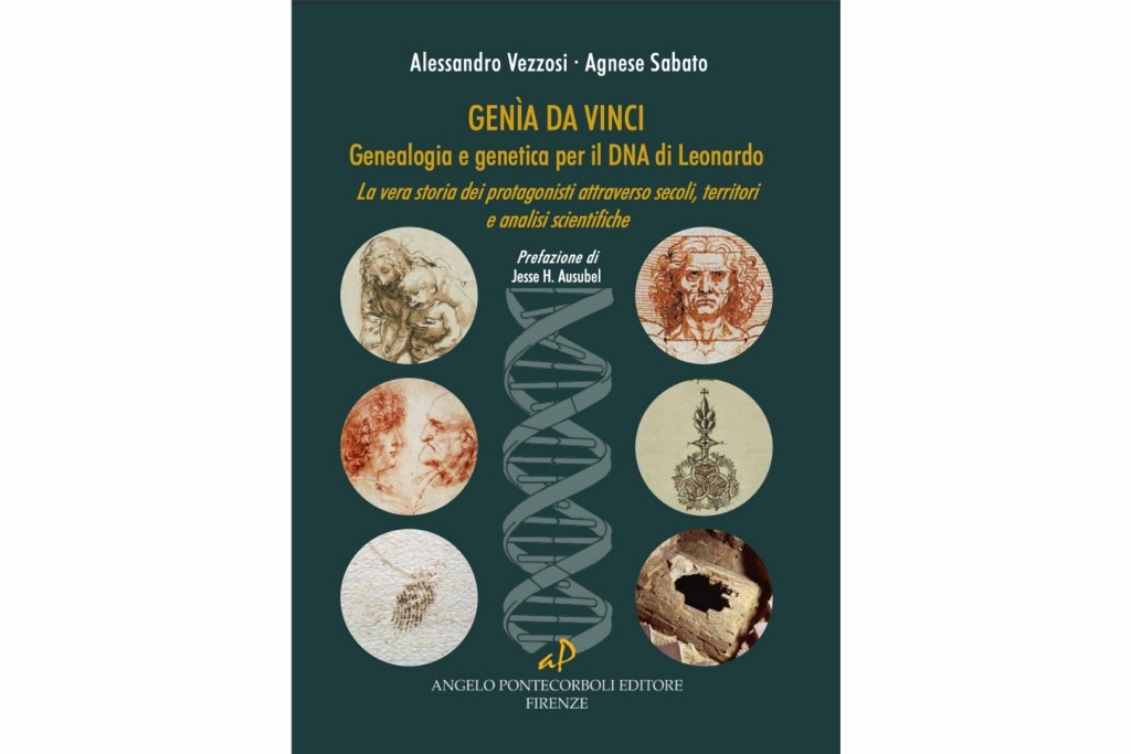El libro Genìa Da Vinci. Genealogía e Genética per il ADN di Leonardo