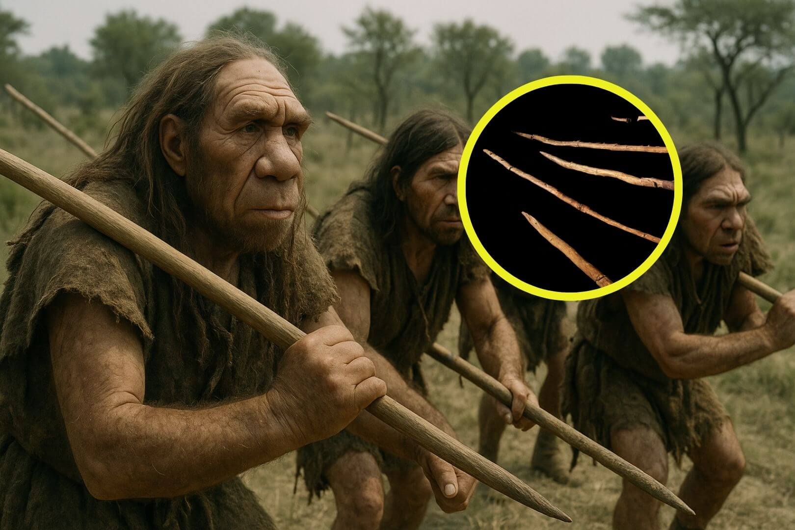 Los neandertales usaban las lanzas de madera más antiguas del mundo para cazar caballos