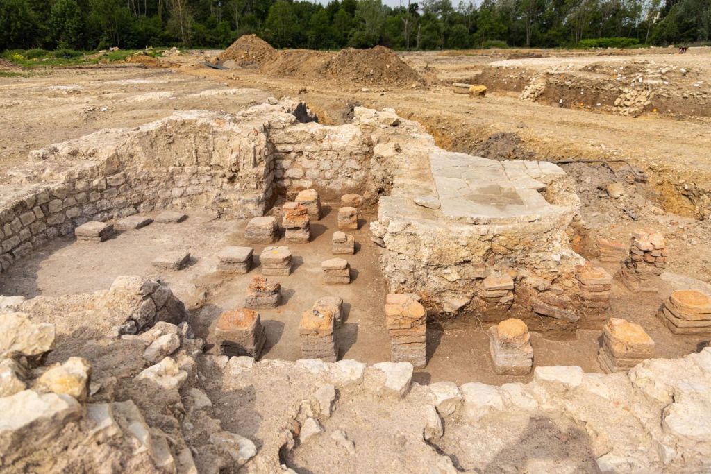 Termas de la villa romana de Auxerre