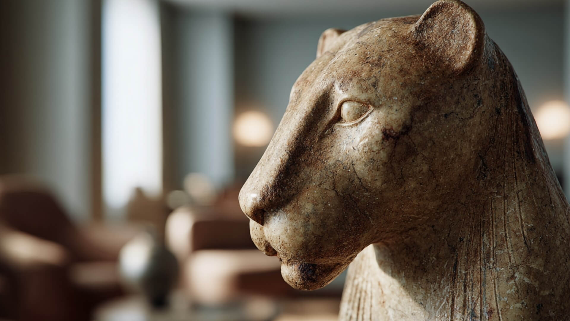 Recreación de estatua