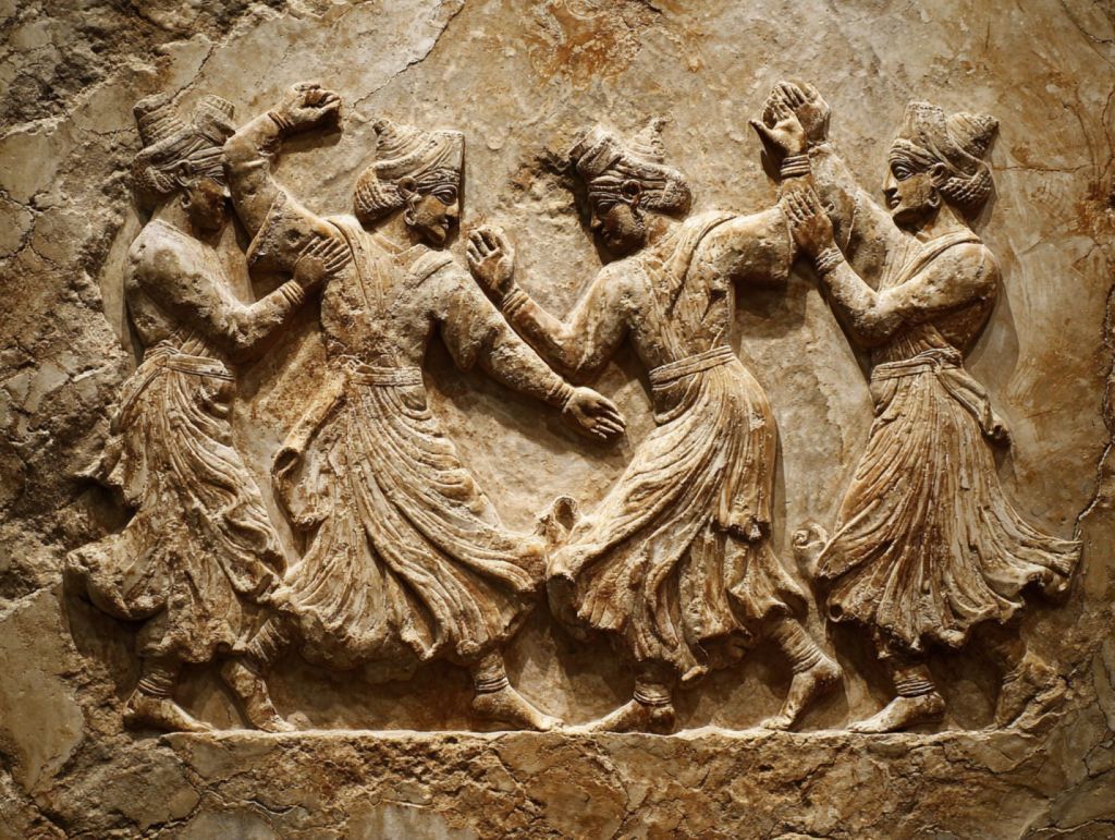 Recreación fantasiosa de relieve sasánida