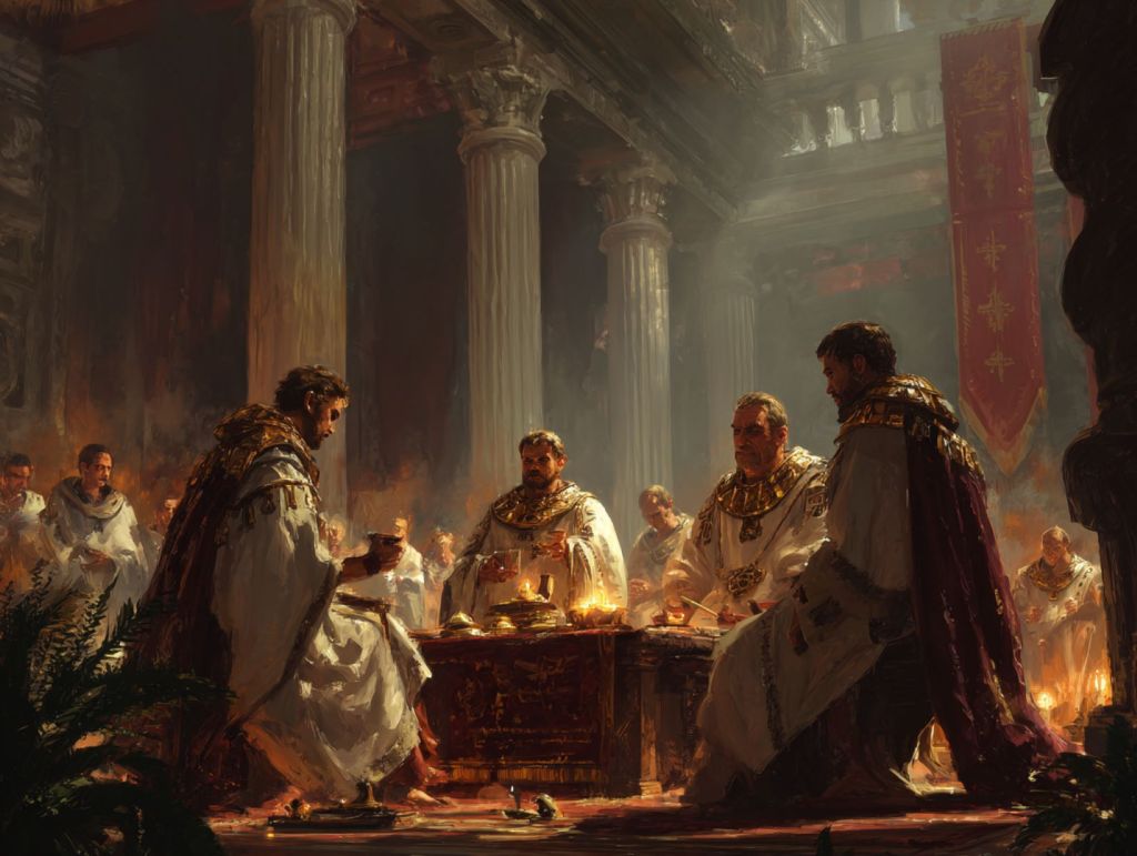 Recreación fantasiosa de un concilio