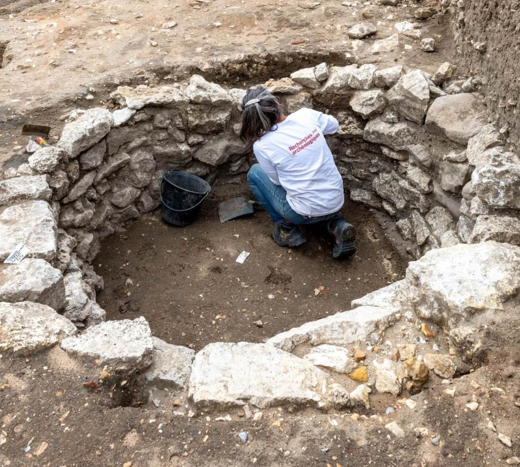 pozo romano en Melun