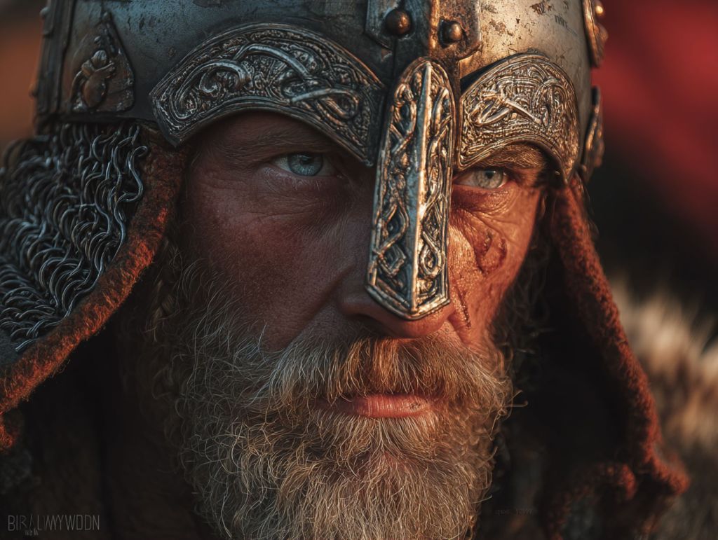 Recreación ficticia de Harald "Diente Azul"