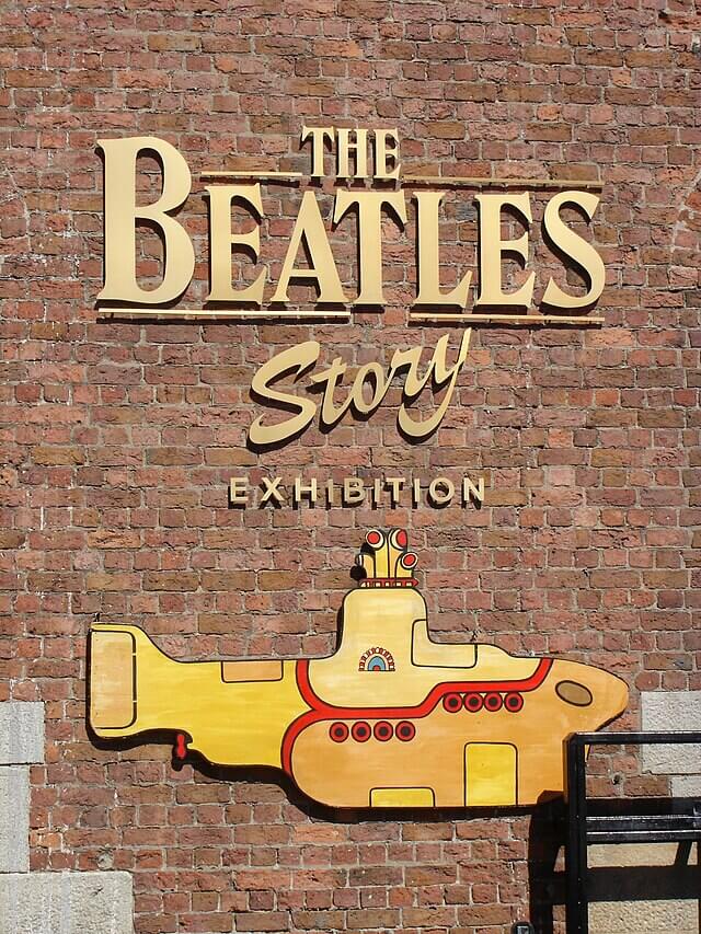 Entrada a «The Beatles Story» en Albert Dock, Liverpool