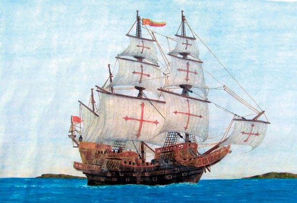 Galeón español del siglo XVI