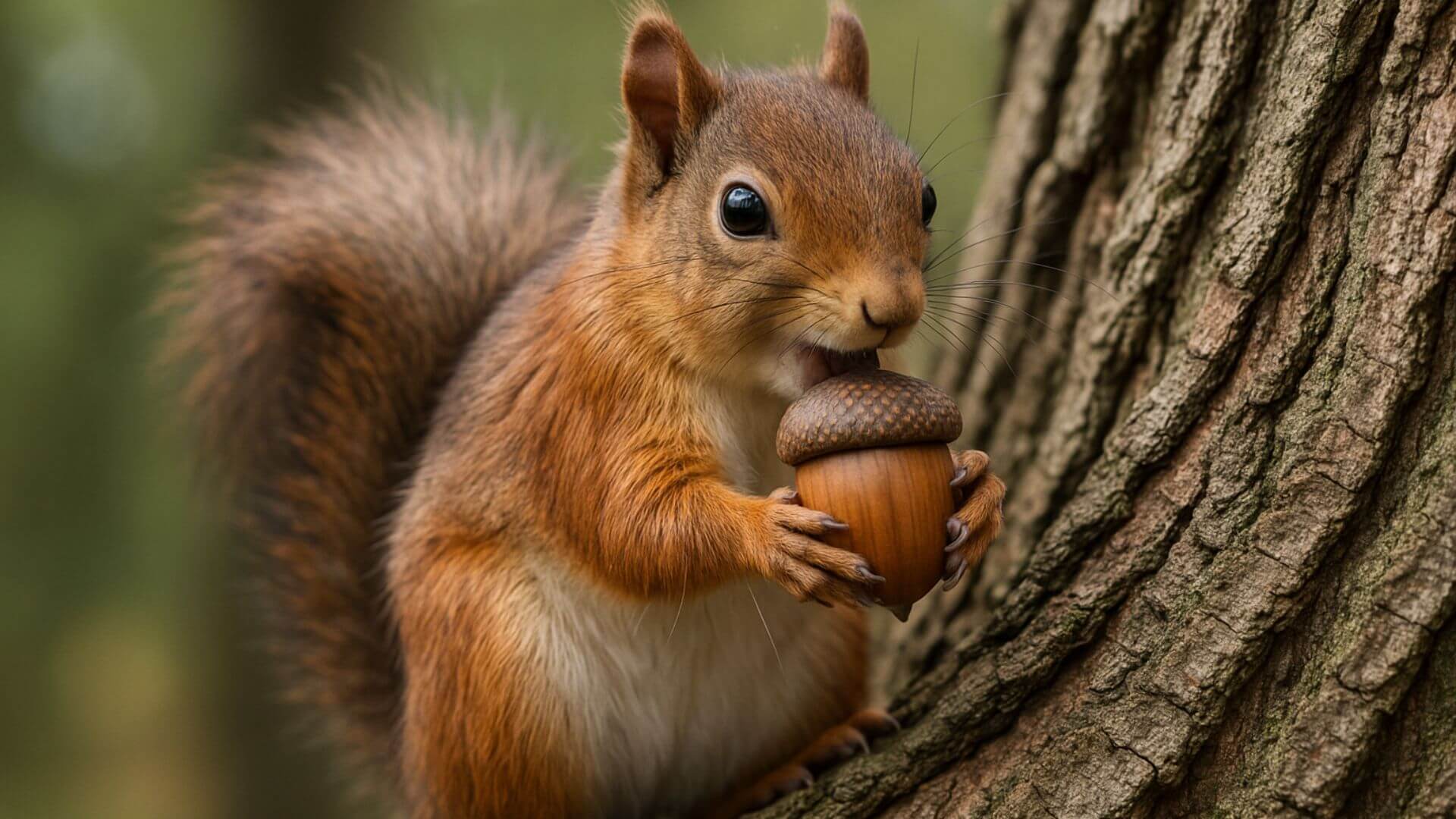 La memoria prodigiosa de las ardillas y su sorprendente método para almacenar comida
