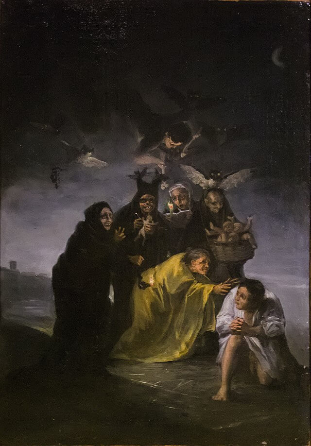 Las brujas, de Goya