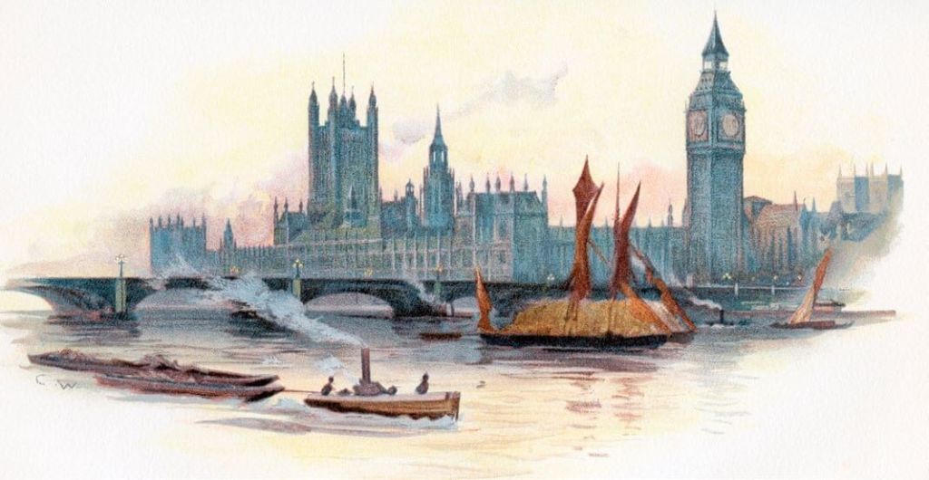 Parlamento británico en 1900