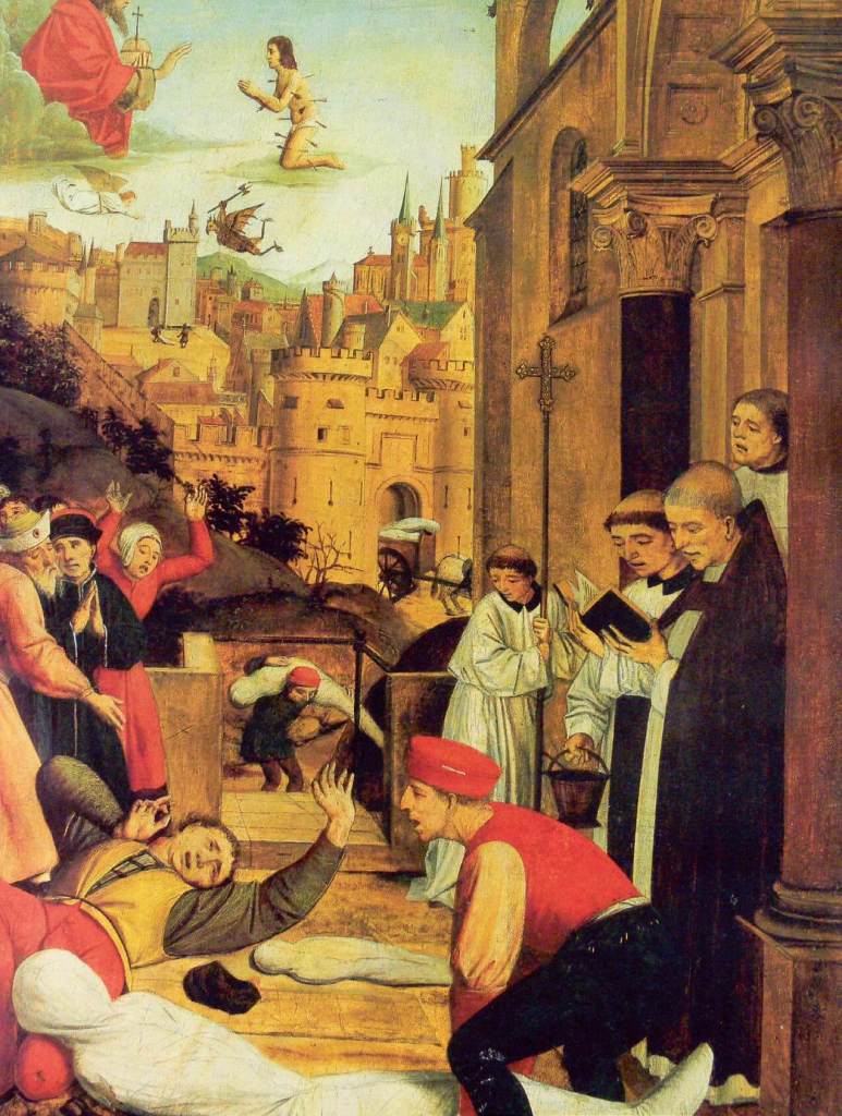 San Sebastián reza por las víctimas de la peste