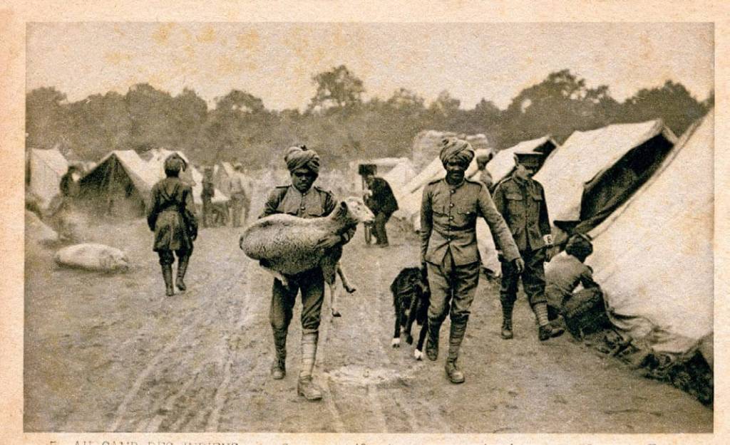 Soldados indios en la Primera Guerra Mundial