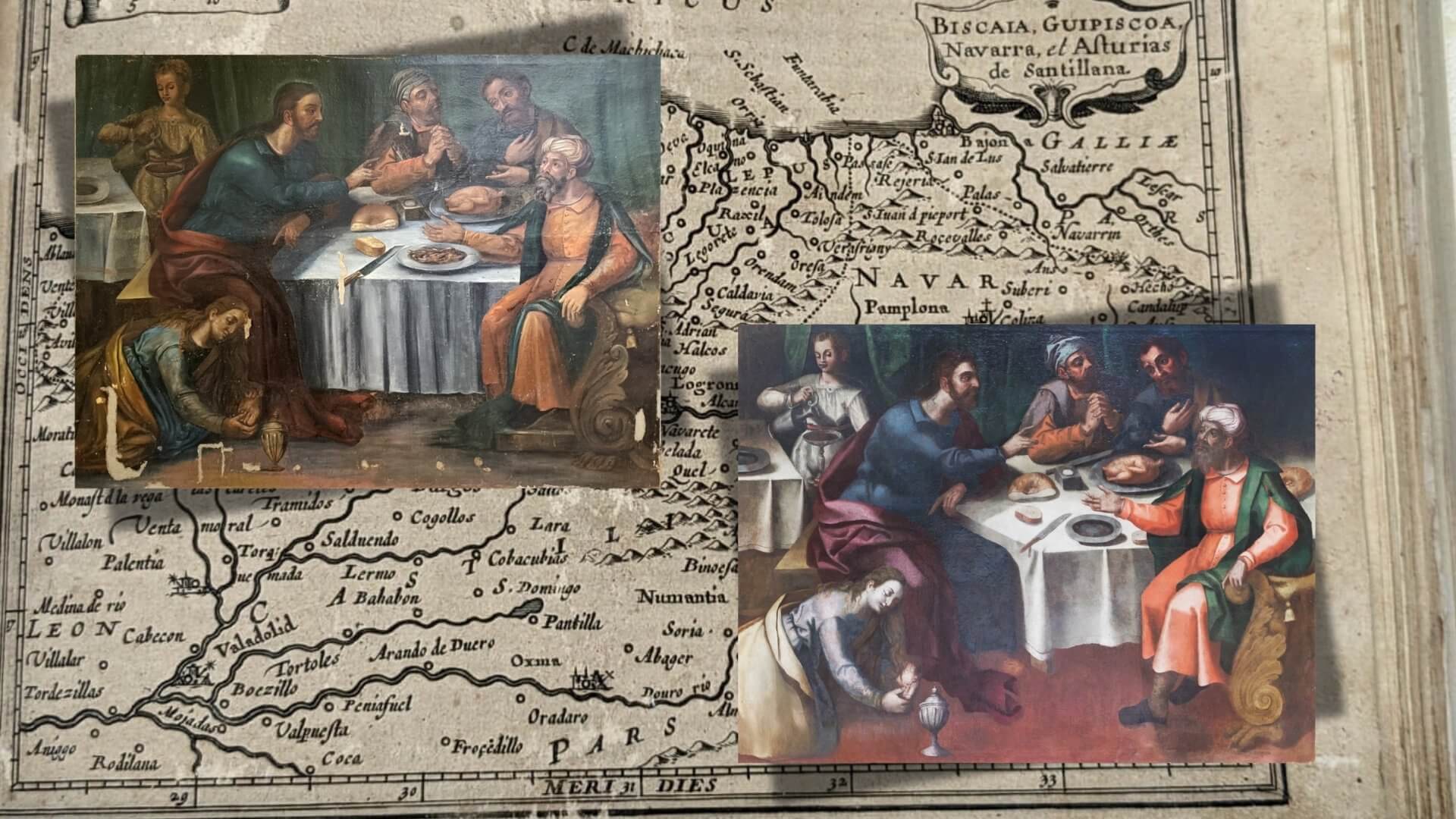 Un proyecto de restauración bibliográfico y pictórico de UNIR descubre una joya oculta del patrimonio pictórico riojano y de la humanidad