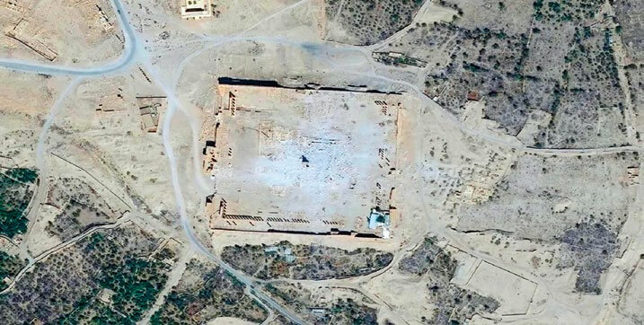 Voladura de los templos de Palmira