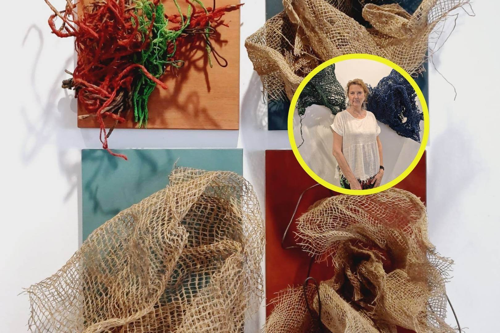 Materia que respira: Lourdes Carreras convierte lo textil en cuerpo vivo, en memoria trenzada