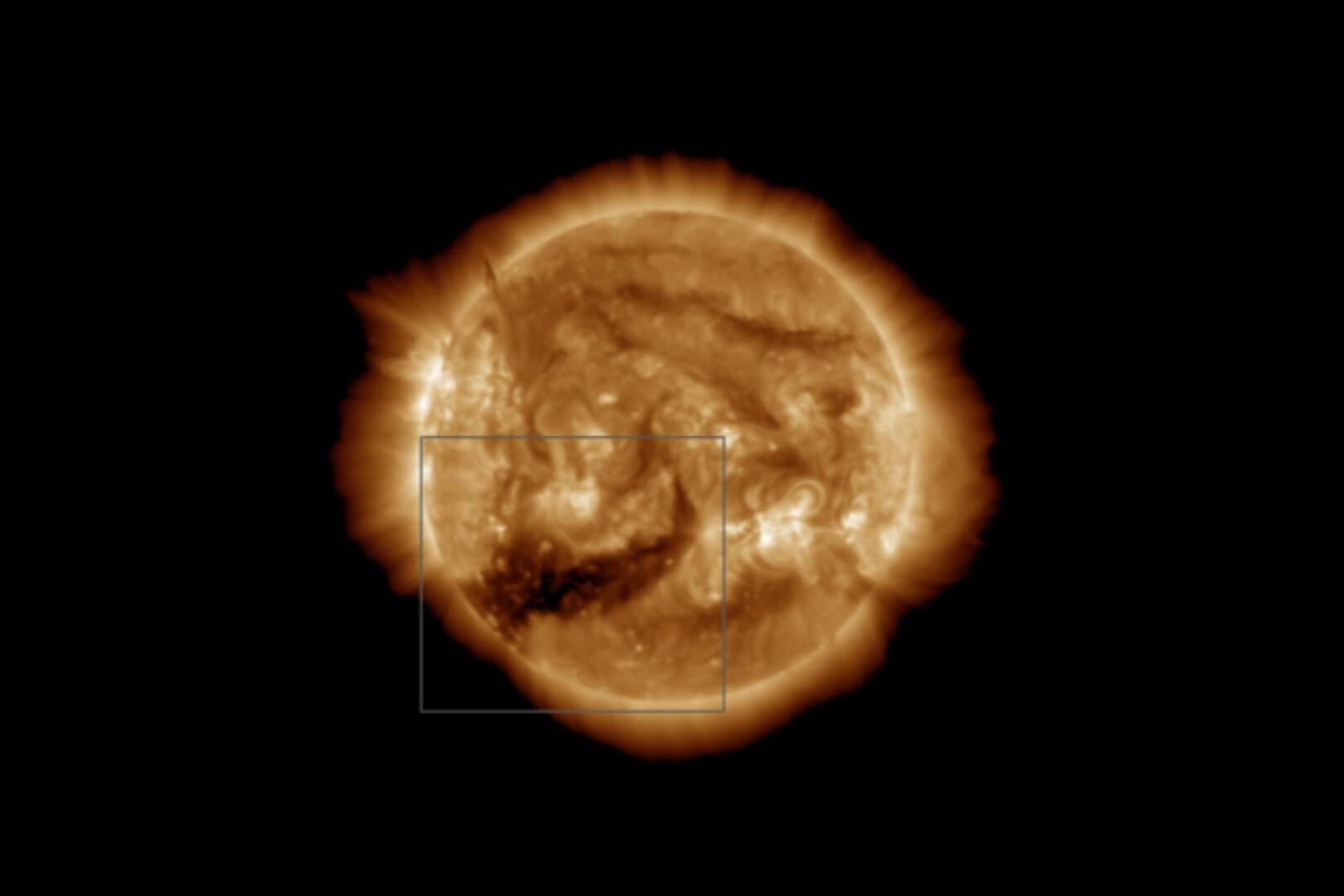 Se abre una grieta solar del tamaño de Júpiter y apunta directamente a la Tierra este fin de semana