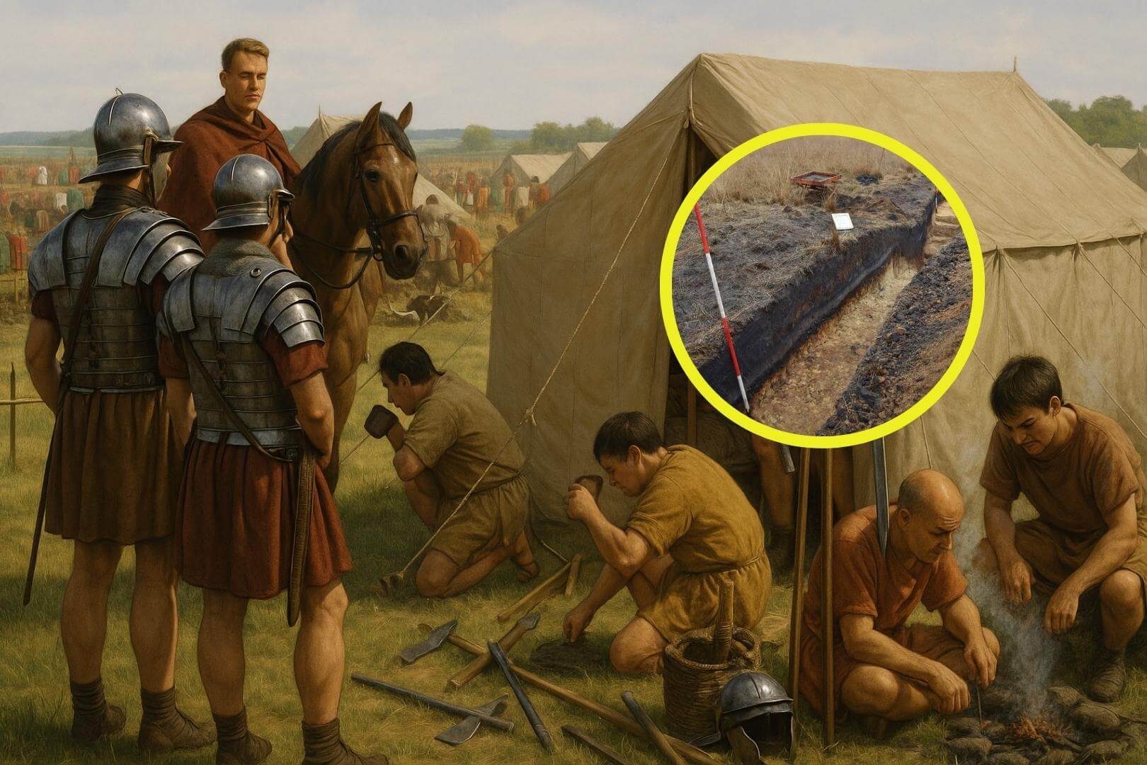 Descubren en Países Bajos un campamento romano de 1.800 años más allá del Imperio