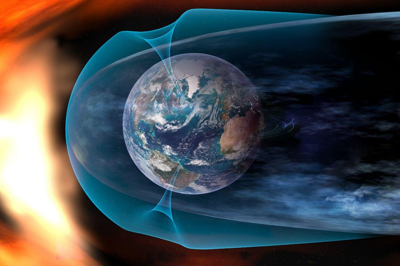 Detectan una conexión de 540 millones de años entre el oxígeno y el campo magnético de la Tierra