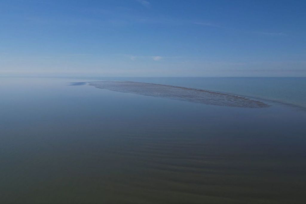 Los investigadores no pudieron acceder a la isla debido al mal tiempo y a la escasa profundidad del agua que la rodea