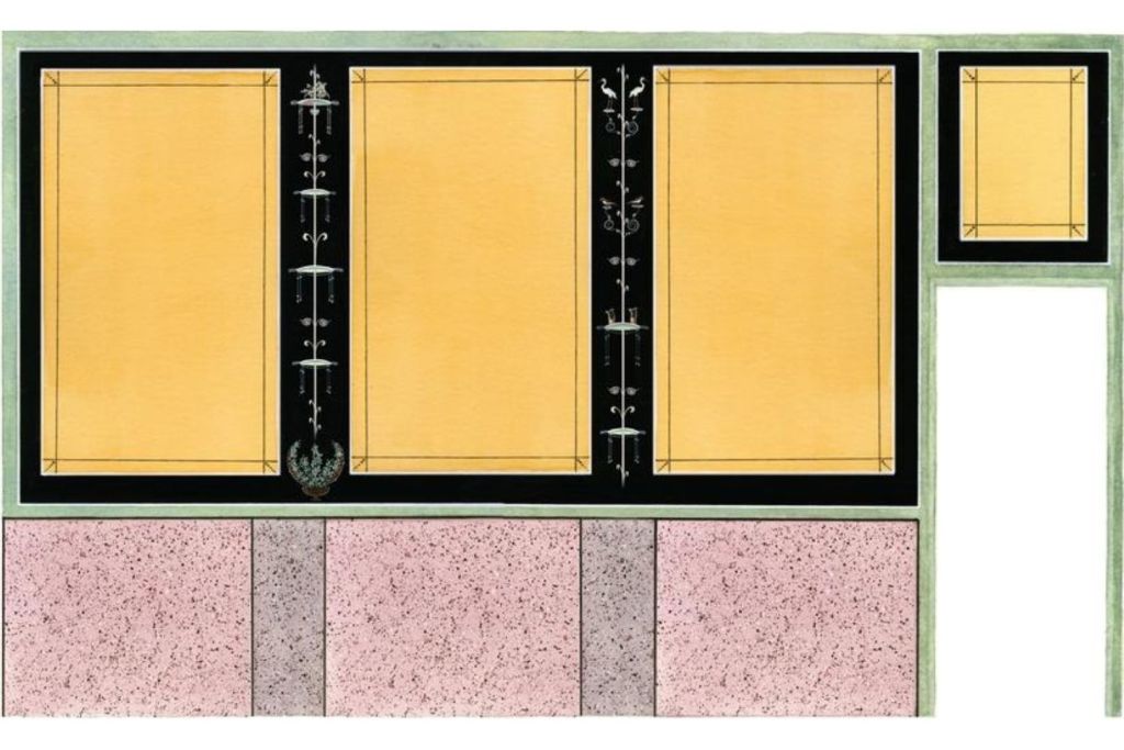 Recreación artística del revestimiento mural realizada por Faith Vardy