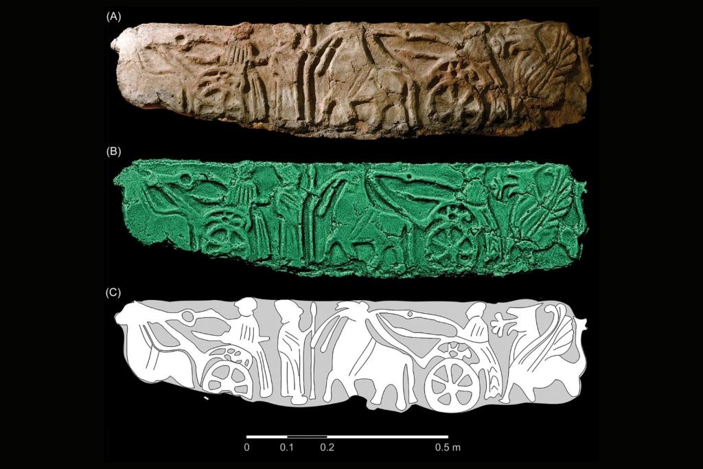 El relieve hallado en la Estructura 2 de El Cerrón