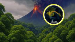 Descubren que los árboles cambian de color antes de una erupción volcánica y ahora lo vemos desde el espacio