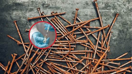 ¿Los clavos oxidados causan el tétanos?