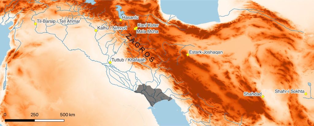 Mapa del Próximo Oriente