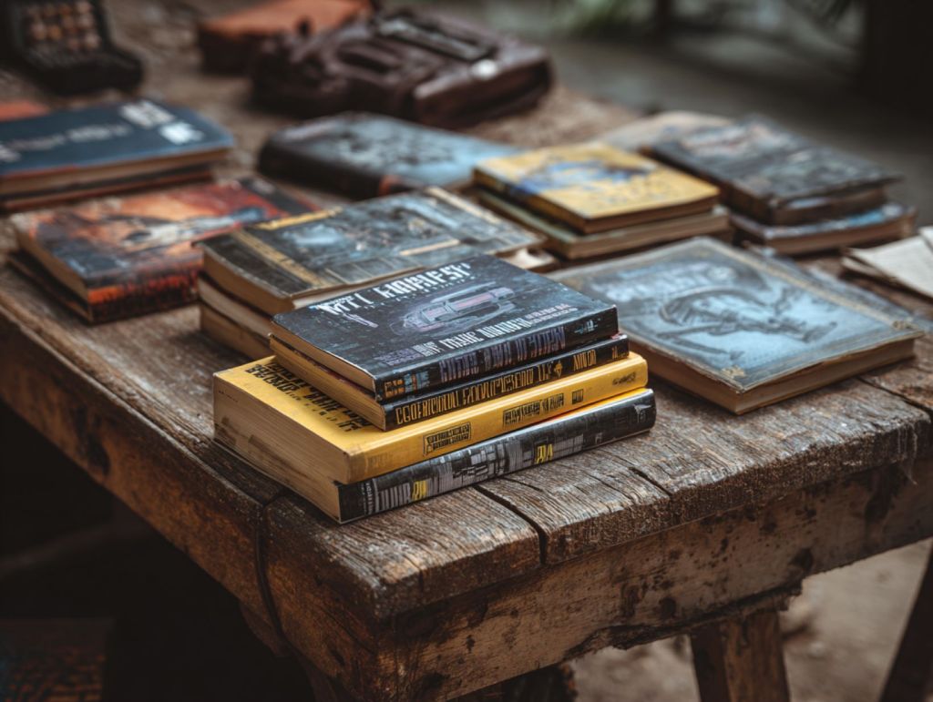 Libros sobre una mesa de madera