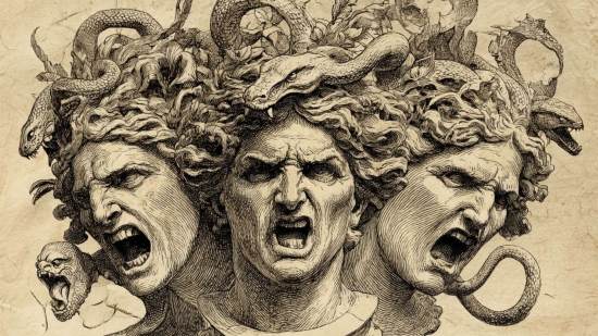 Medusa, Esteno y Euríale