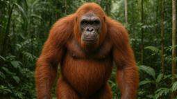 Gigantopithecus blacki. Mono gigante