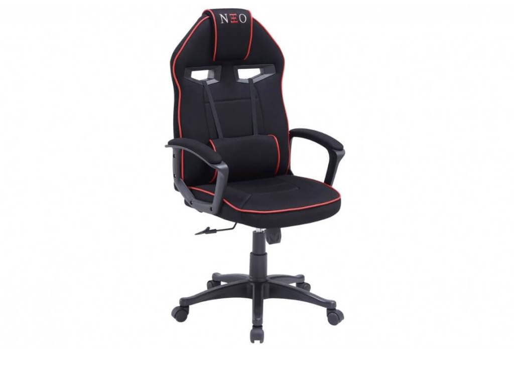 Silla gamer regulable negro-rojo