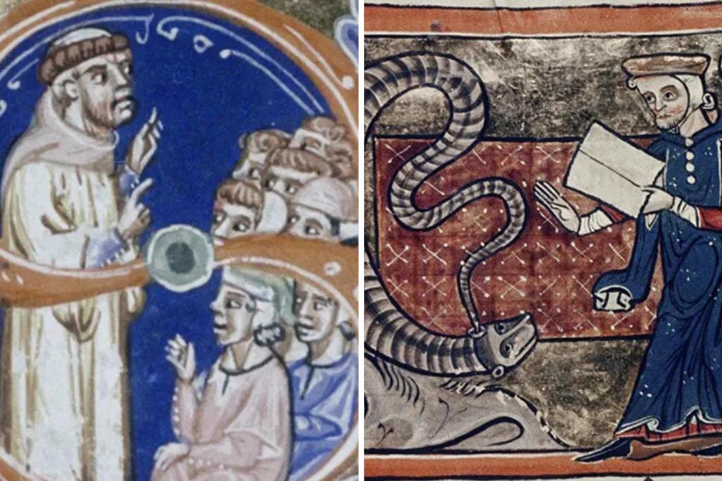 Fulco de Neuilly predicando en el norte de Francia entre los años 1199 y 1201