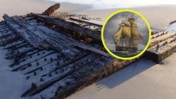 Aparece en Escocia el naufragio de un navío que luchó en América y cazó ballenas en el Ártico