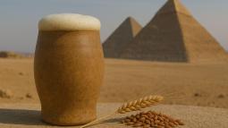 Representación fantasiosa de una antigua bebida egipcia